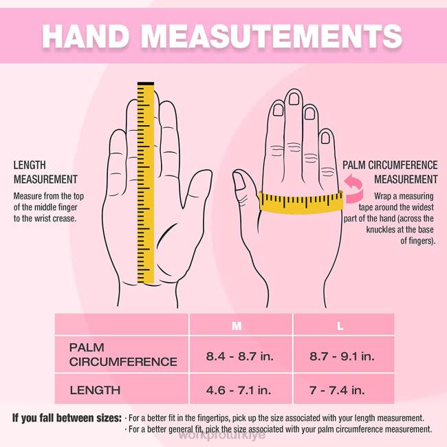 alet WORKPRO güvenlik iş eldivenleri, dokunmatik ekran, havlu kumaş, kaymaz çalışma eldivenleri- m pembe LJR6250