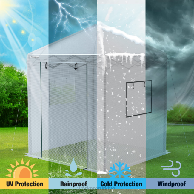 alet WORKPRO taşınabilir sera modern LJR6279