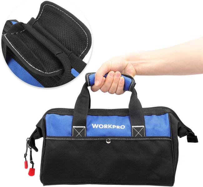 depolamak WORKPRO 13 inç geniş ağızlı alet çantası kullanışlı LJR628