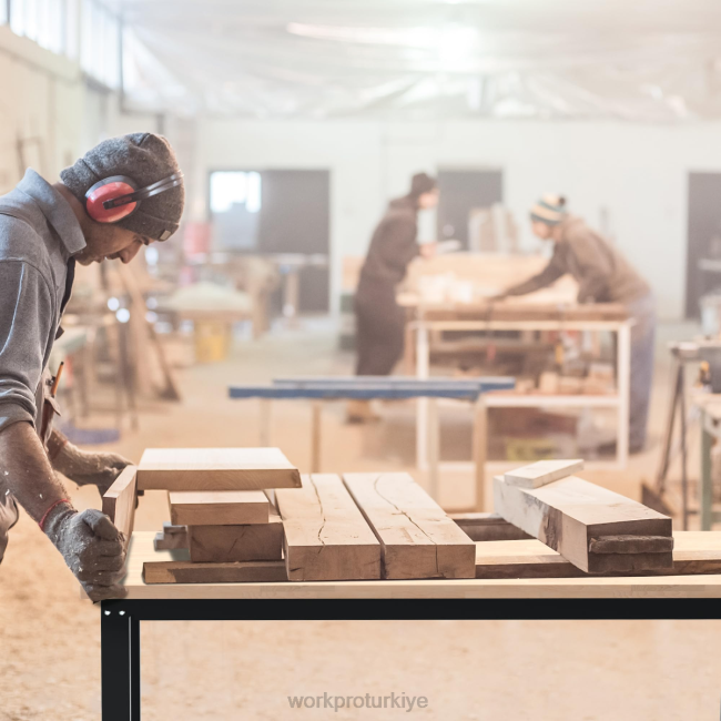 depolamak WORKPRO ayarlanabilir çalışma tezgahı 3000 lbs yük kapasitesi elektrik prizli parke çalışma masası kullanışlı LJR64