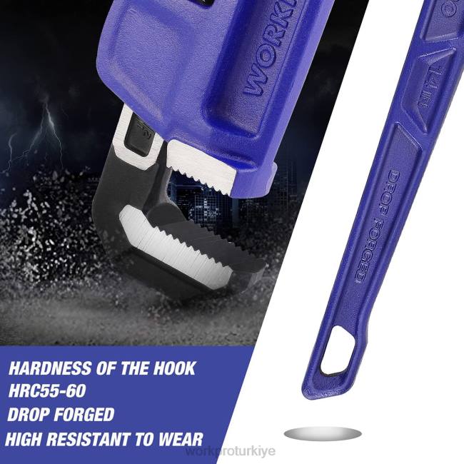 alet WORKPRO 14 inç ağır hizmet tipi düz tesisat anahtarı kullanışlı LJR689