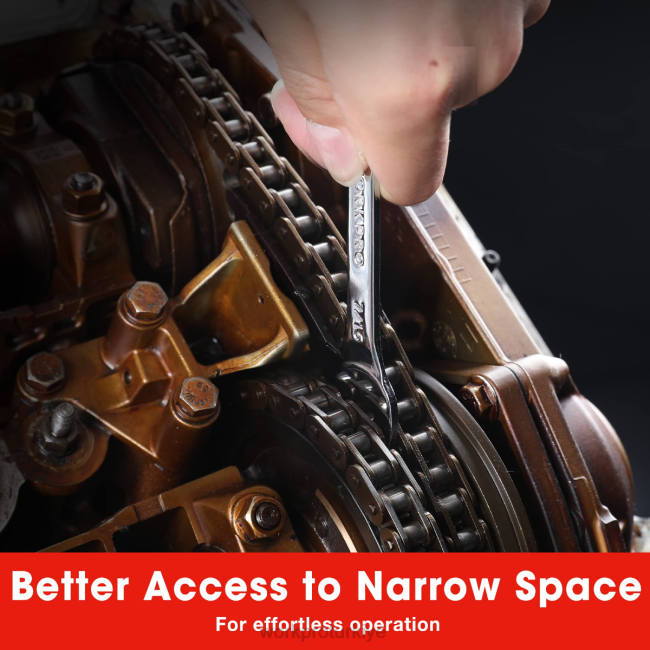 alet WORKPRO 7 parçalı metrik süper ince anahtar seti, katlanabilir düzenleyici kese ile yardımsever LJR696