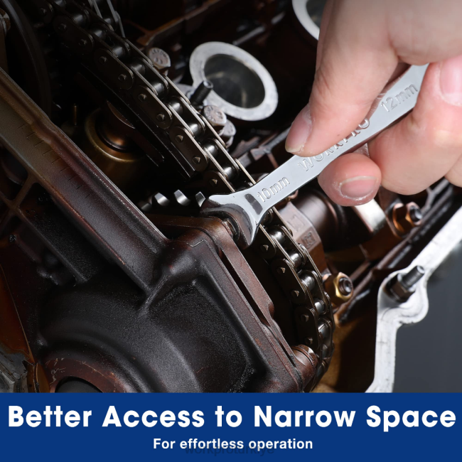 alet WORKPRO 7 parçalı metrik süper ince anahtar seti, katlanabilir düzenleyici kese ile yardımsever LJR696