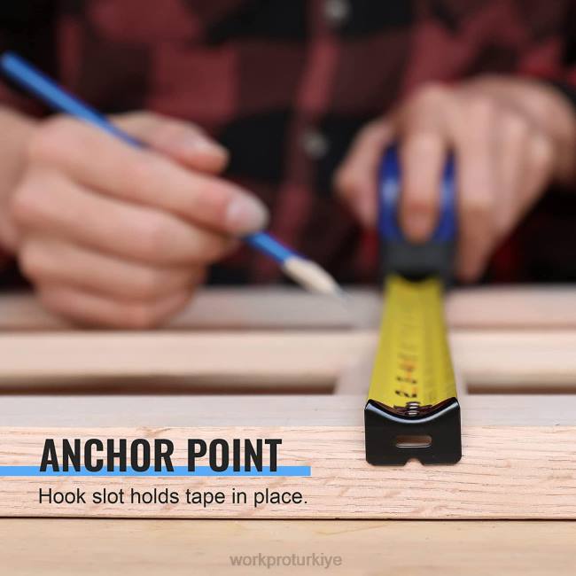 alet WORKPRO şerit metre 25 ft yardımsever LJR6112