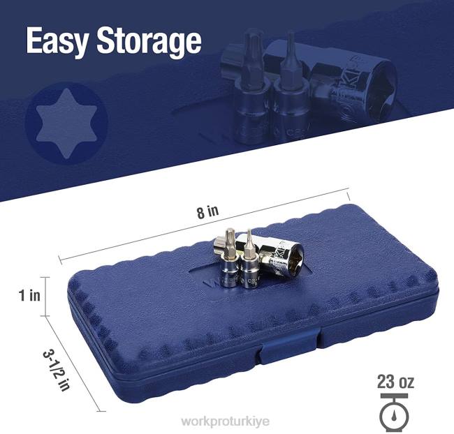 alet WORKPRO 13 adet torx lokma seti (yalnızca elle kullanım için) modern LJR6127