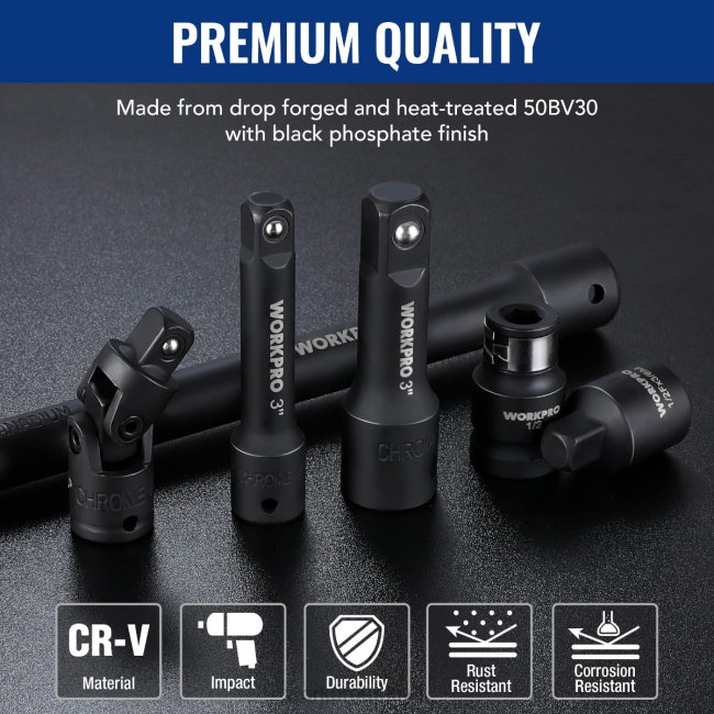 alet WORKPRO 18 parçalı tahrik aleti aksesuar seti modern LJR6137