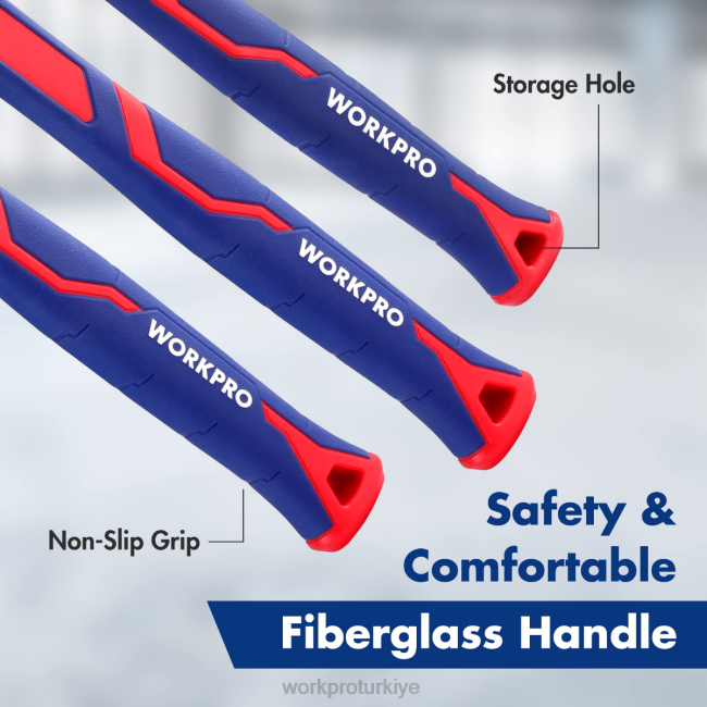 alet WORKPRO 5 adet çekiç seti modern LJR6136