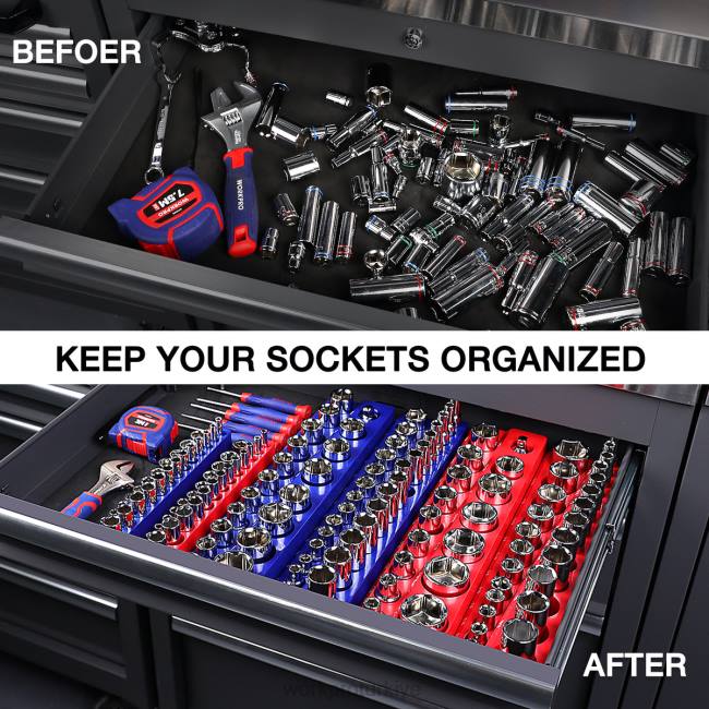 alet WORKPRO 6'lı mıknatıslı priz düzenleyici seti modern LJR6126