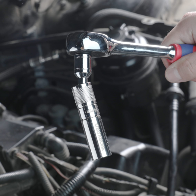 alet WORKPRO ince duvar prizli manyetik döner buji kullanışlı LJR6145