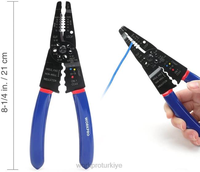 alet WORKPRO 582 adet sıkma terminalleri tel konnektörler ısıyla daralan boru elektrik tamir kiti tel kesici striptizci ile kullanışlı LJR6152