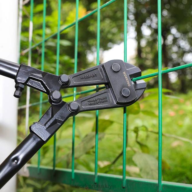 alet WORKPRO cıvata kesici, 24 inç, ped kilitlerini kesmek için krom vanadyum çeliği bıçak kullanışlı LJR6160