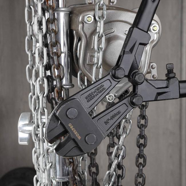 alet WORKPRO cıvata kesici, 24 inç, ped kilitlerini kesmek için krom vanadyum çeliği bıçak kullanışlı LJR6160