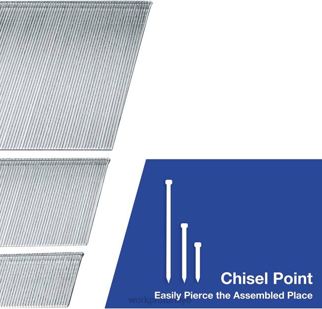 alet WORKPRO Pnömatik elektrikli başsız çivi çakma makinesi için 6000 sayısı evrensel 18 ayarlı başsız çiviler yardımsever LJR6207