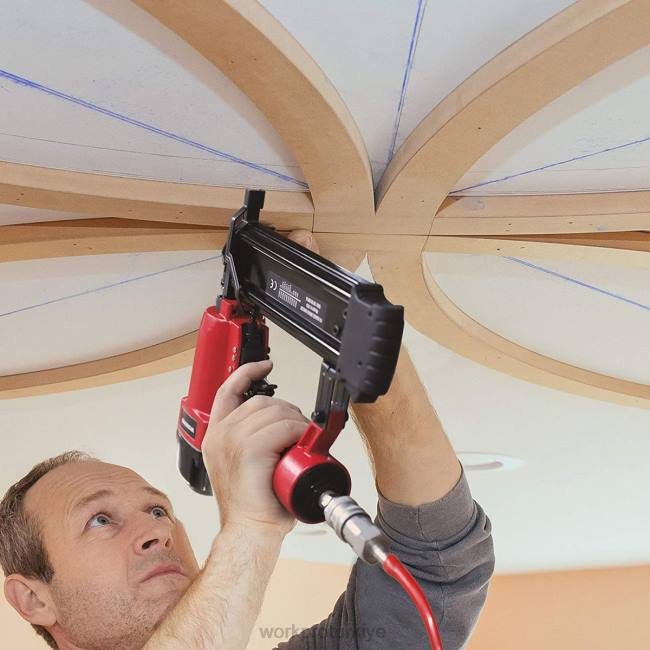 alet WORKPRO Pnömatik elektrikli başsız çivi çakma makinesi için 6000 sayısı evrensel 18 ayarlı başsız çiviler yardımsever LJR6207