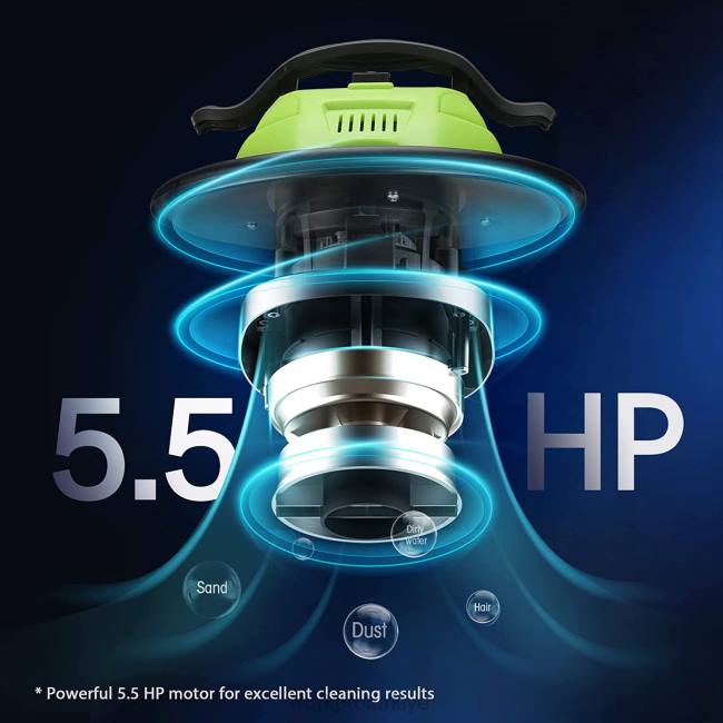 alet WORKPRO 5,2 galonluk kül vakumu, hepa filtreli 5,5 tepe beygir gücü kül elektrikli süpürgesi yardımsever LJR6212