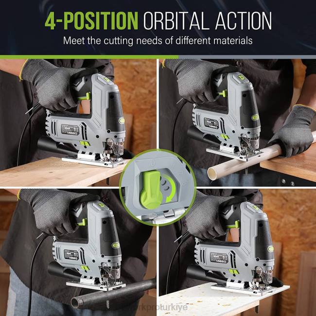 alet WORKPRO yapboz, 6.5amp 850w kablolu elektrikli dekupaj testere alet seti modern LJR6241