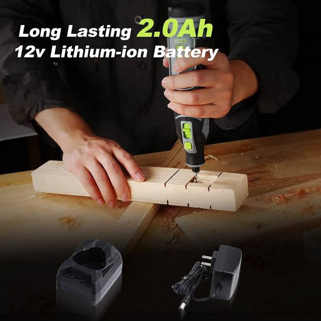 alet WORKPRO El yapımı ve kendin yap için 12v akülü döner alet seti modern LJR6226