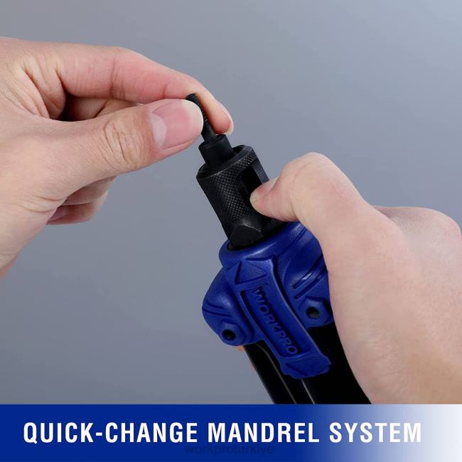 alet WORKPRO perçin somunu aracı 70 adet perçin somunları ve taşıma çantası dişli el nutert araç kiti yardımsever LJR6309